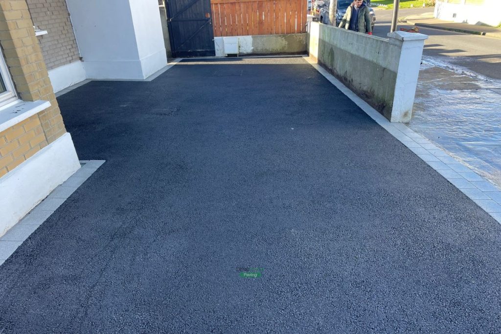 Asphalt Driveway with Corrib Border and Granite Step in Killester, Dublin (3)