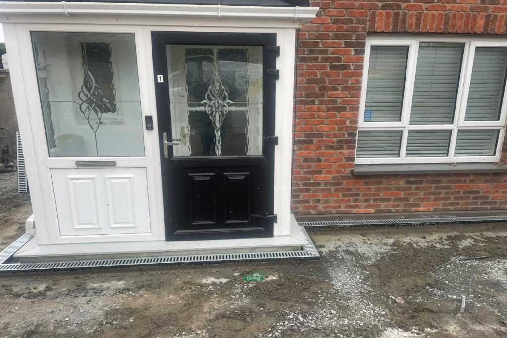 Asphalt Driveway with Silver Granite Kerbs, ACO Channels and Flowerbeds in Lucan, Dublin (3)
