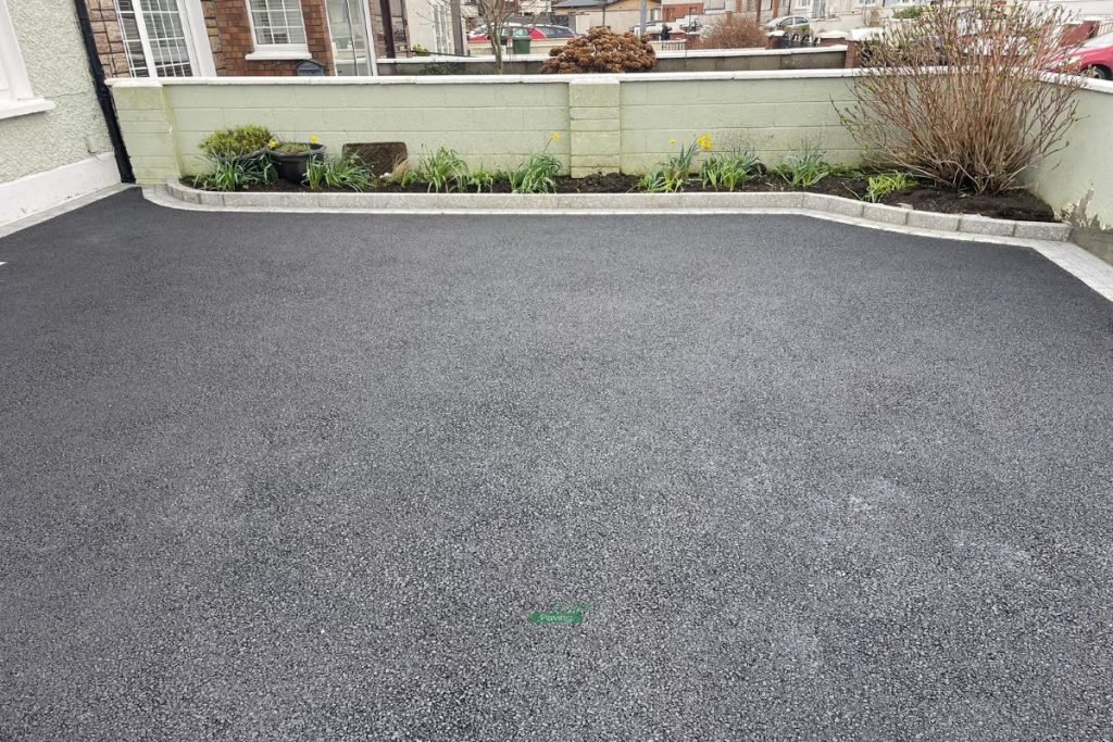 Asphalt Driveway with Granite Cobbles and Kerbs in Finglas, Dublin (5)