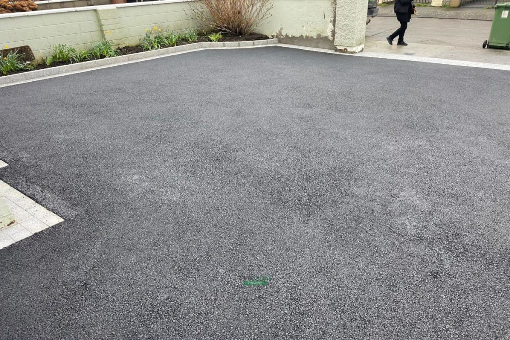 Asphalt Driveway with Granite Cobbles and Kerbs in Finglas, Dublin (8)