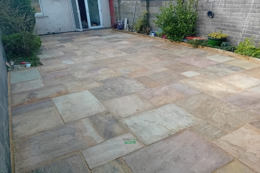 Sandstone Patio Re-Installation in Dublin