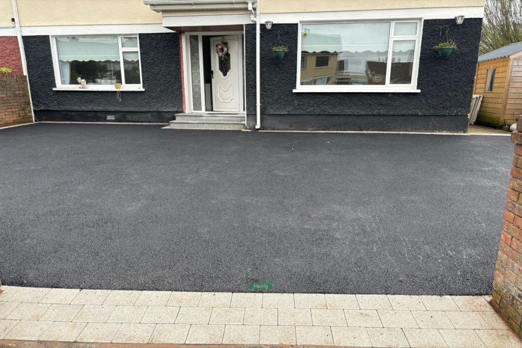 Asphalt Driveway with Granite Borderline in Blanchardstown, Dublin