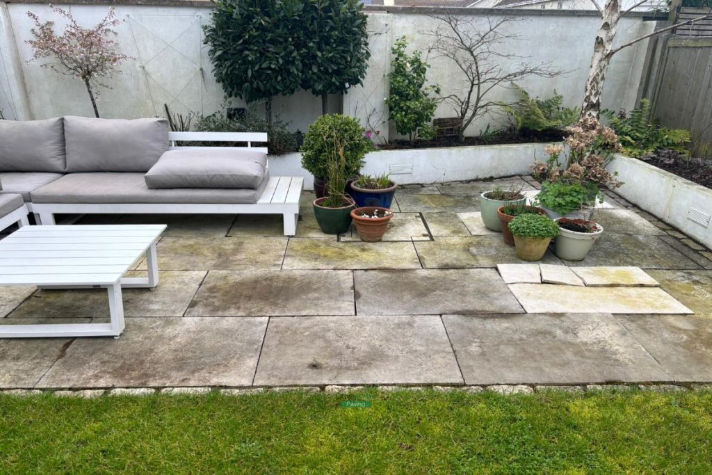 Egyptian Limestone Patio Re-Installation in Castleknock, Dublin (2)
