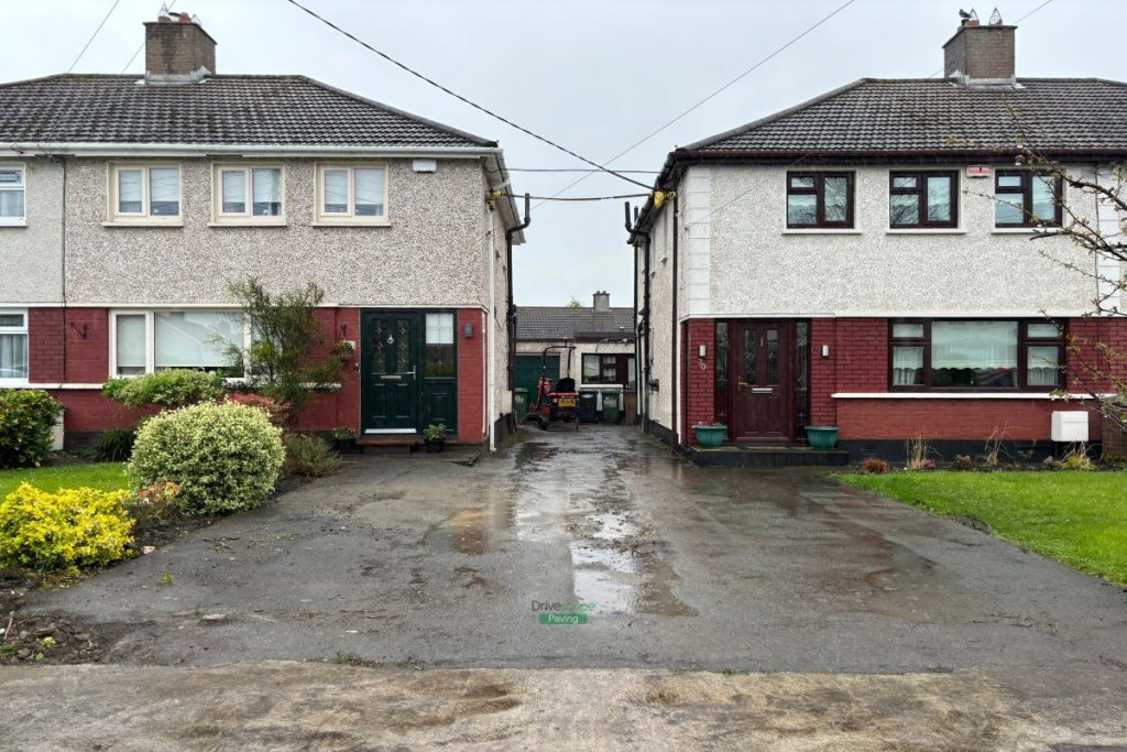 Shared Tarmac Driveway with Granite Steps and Borderlines in Santry, Dublin (1)