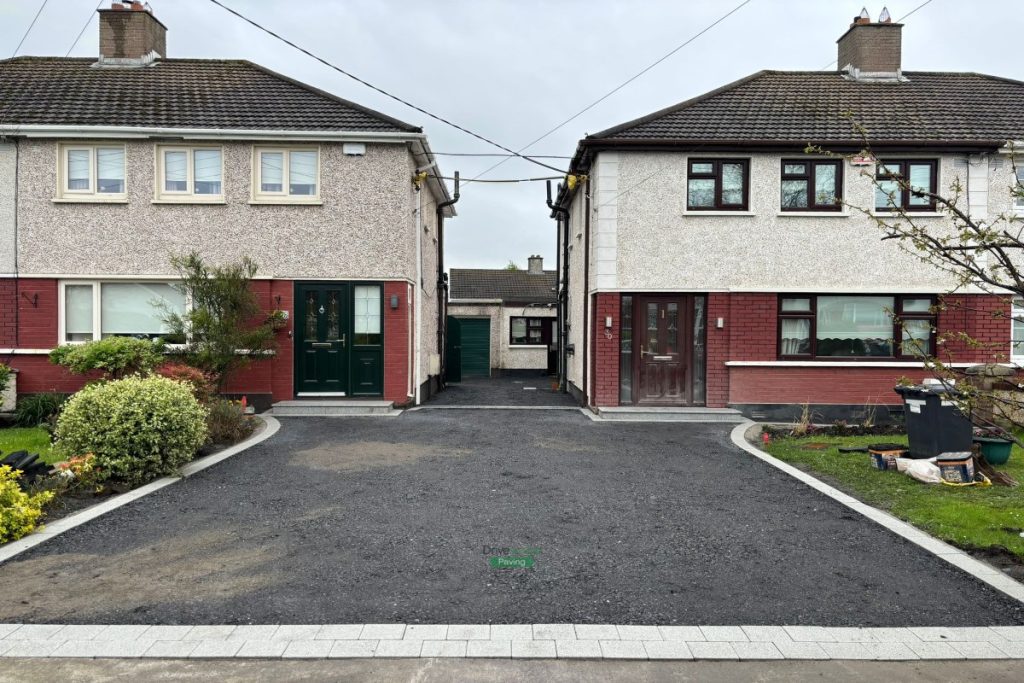 Shared Tarmac Driveway with Granite Steps and Borderlines in Santry, Dublin (5)