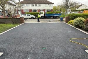 Shared Tarmac Driveway with Granite Steps and Borderlines in Santry, Dublin (6)