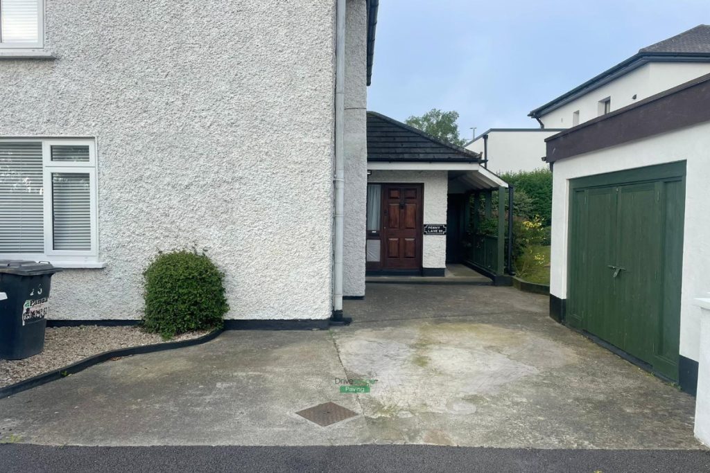 Asphalt Driveway with Granite Kerbstones and Doorstep in Baldoyle, Dublin (1)