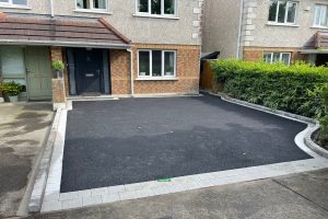 Asphalt Driveway with Silver Granite Borderline in Clonee, Dublin (3)