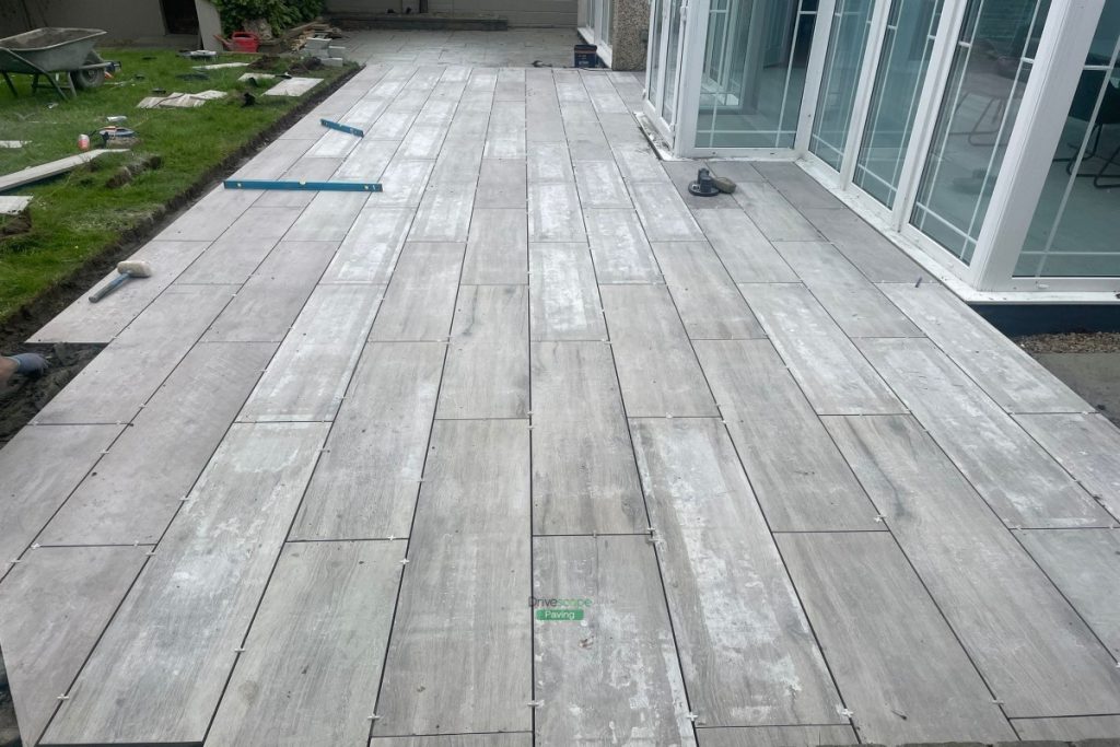 Patio with Porcelain Tiles in Donabate, Co. Dublin (2)