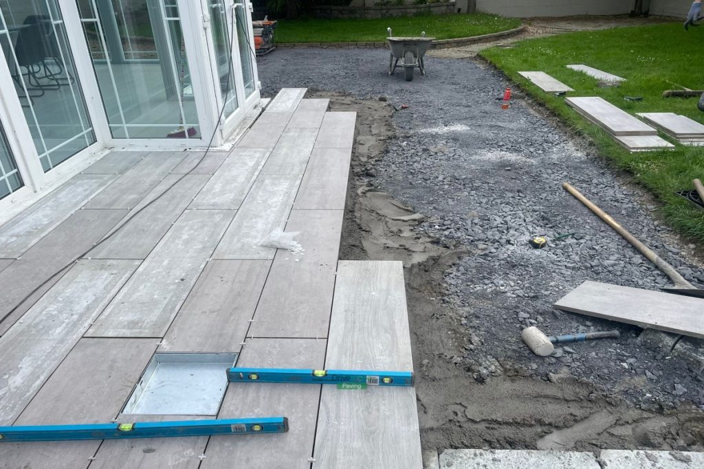 Patio with Porcelain Tiles in Donabate, Co. Dublin (3)