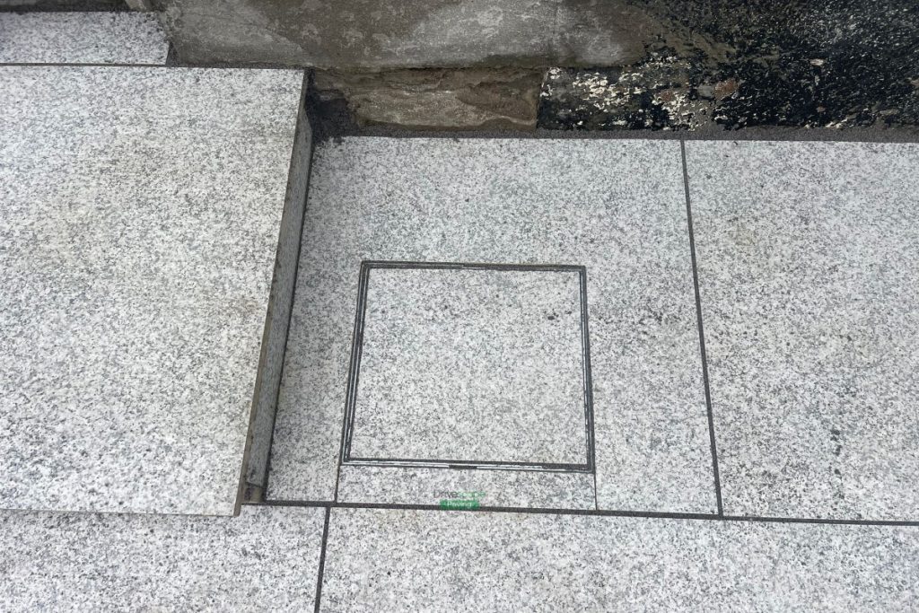 Porcelain Tiled Patio with Steps and Artificial Grass in Clontarf, Dublin (5)