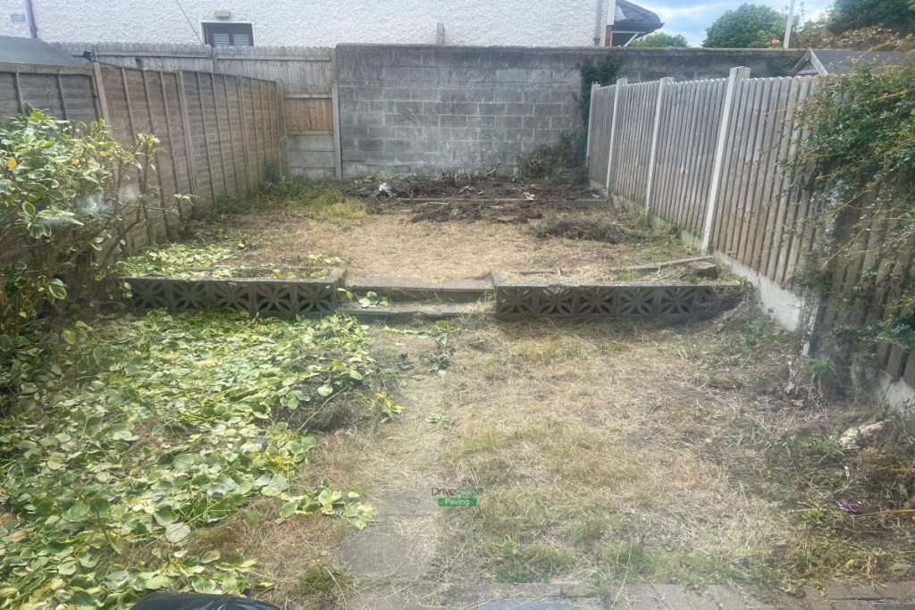 Tiered Porcelain Tiled Patio with Raised Flowerbeds in Blackrock, Dublin (1)