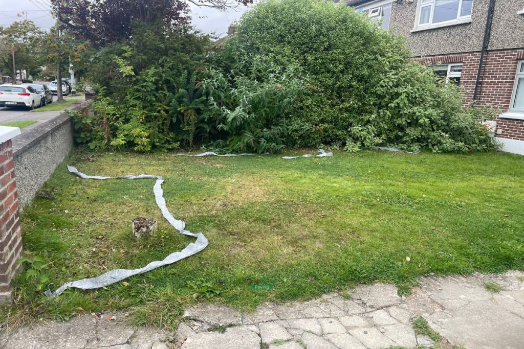 Asphalt Driveway with Granite Borderlines and Apron in Glasnevin, Dublin (1)