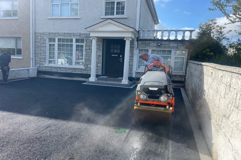 Asphalt Driveway with Silver Granite Border and Double Step in Artane, Dublin (6)