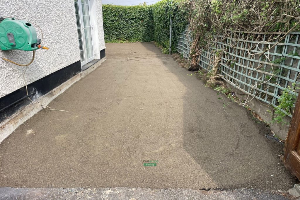 Patio with Silver Granite Slabs and Charcoal Borderline in Artane, Dublin (2)