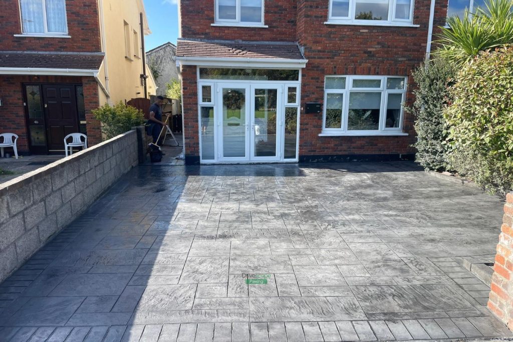 Driveway with Imprinted Concrete in Dublin 7 (4)