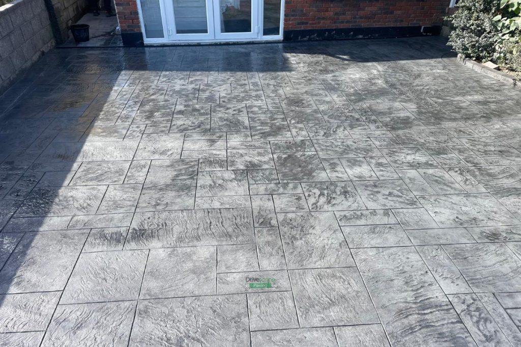 Driveway with Imprinted Concrete in Dublin 7