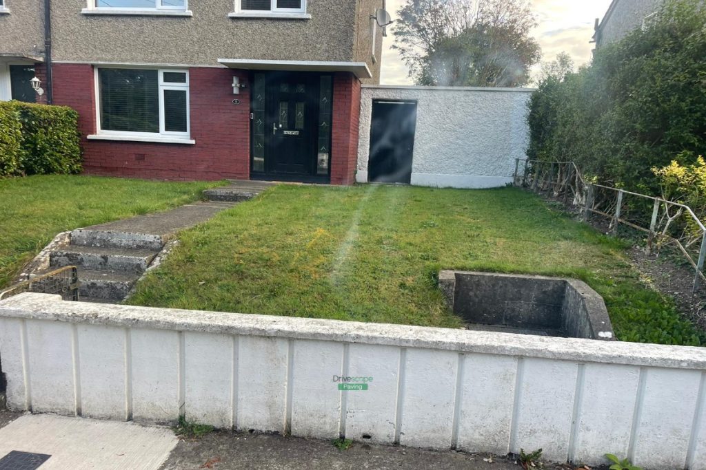 Gravelled Driveway with Granite Slabs, Ashford Walling and Granite Capping in Raheny, Dublin (1)