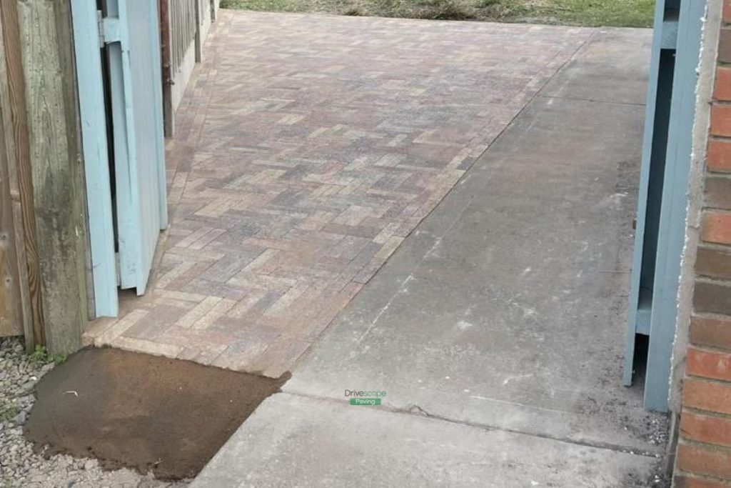 Small Patio for Bin and Bike Storage in Lucan, Dublin (3)