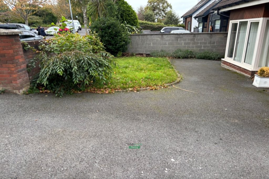 Asphalt Driveway with Silver Granite Border and Flowerbeds in Sutton, Dublin (2)
