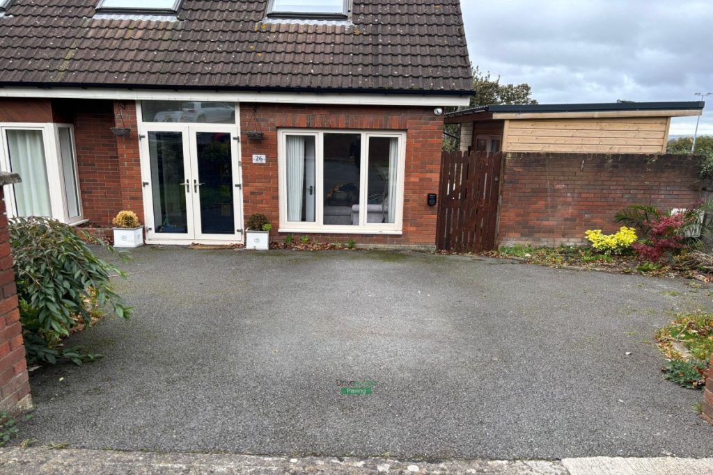 Asphalt Driveway with Silver Granite Border and Flowerbeds in Sutton, Dublin (5)