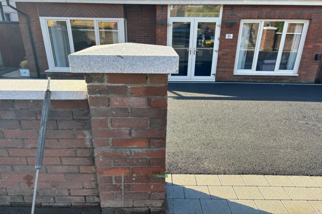 Asphalt Driveway with Silver Granite Border and Flowerbeds in Sutton, Dublin (7)