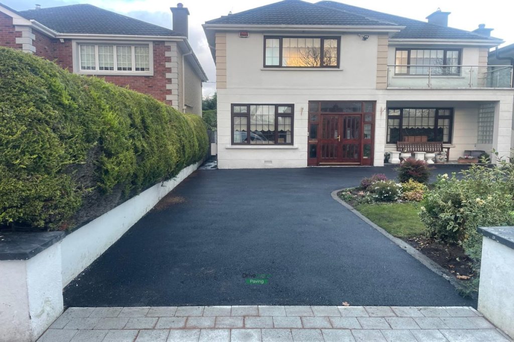 Asphalt Driveway with Silver Granite Apron in Castleknock, Dublin