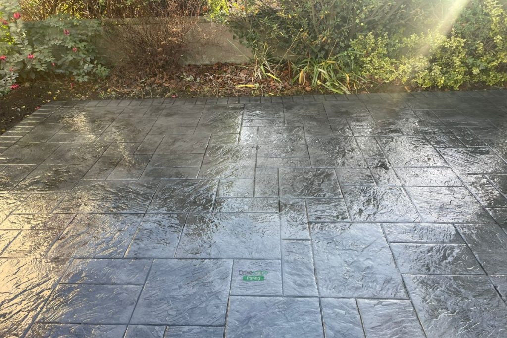 Driveway with Imprinted Concrete in Navan Road, Dublin