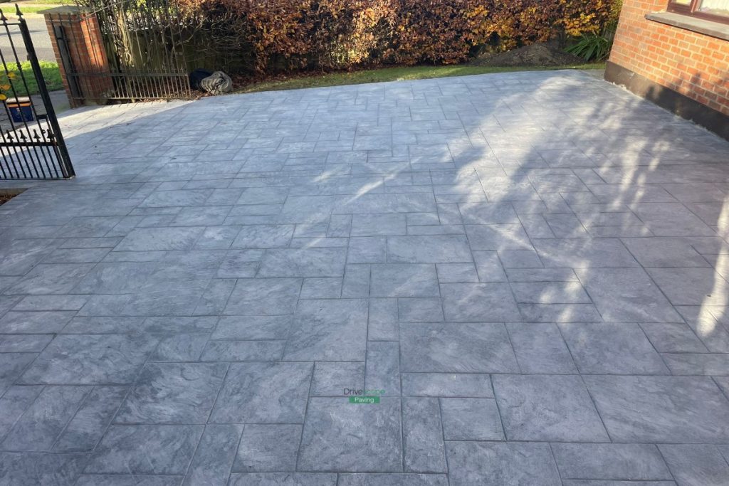 Driveway with Imprinted Concrete in Navan Road, Dublin (7)
