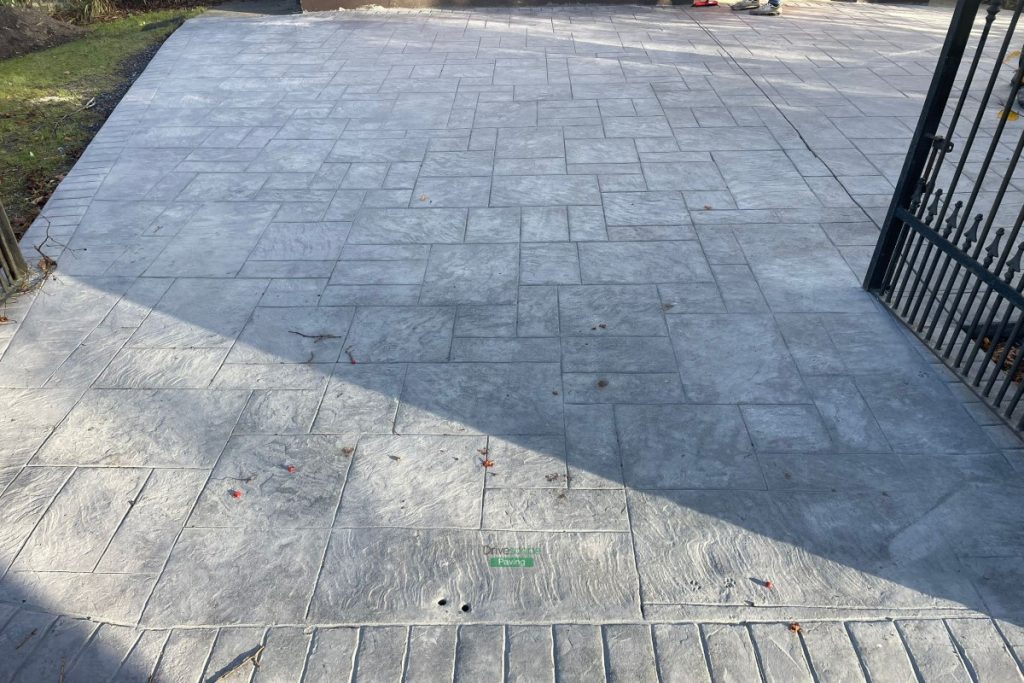 Driveway with Imprinted Concrete in Navan Road, Dublin (9)