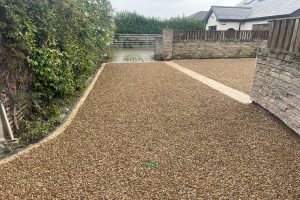 Gravelled Driveway with Granite Cobbles in Greystones, Co. Wicklow (5)