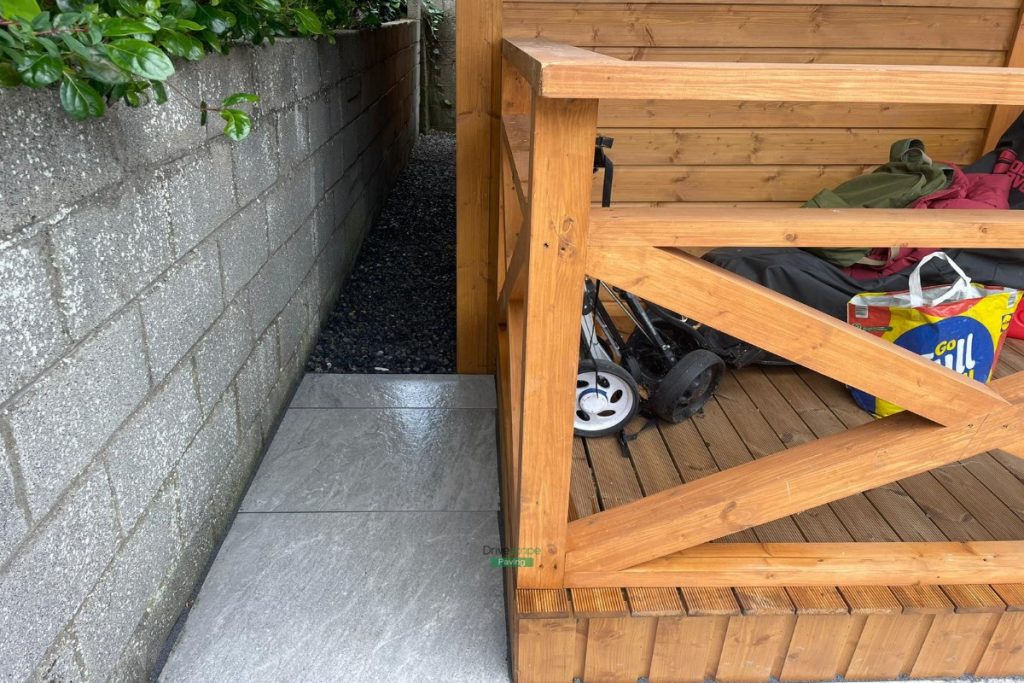 Porcelain Tiled Patio with New Fencing and Gate in Clontarf, Dublin (8)