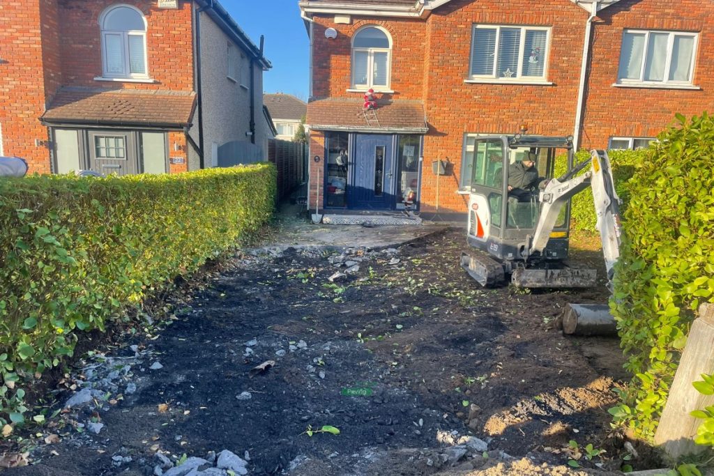 Asphalt Driveway with Granite Block Border and Steps in Clonsilla, Dublin (1)