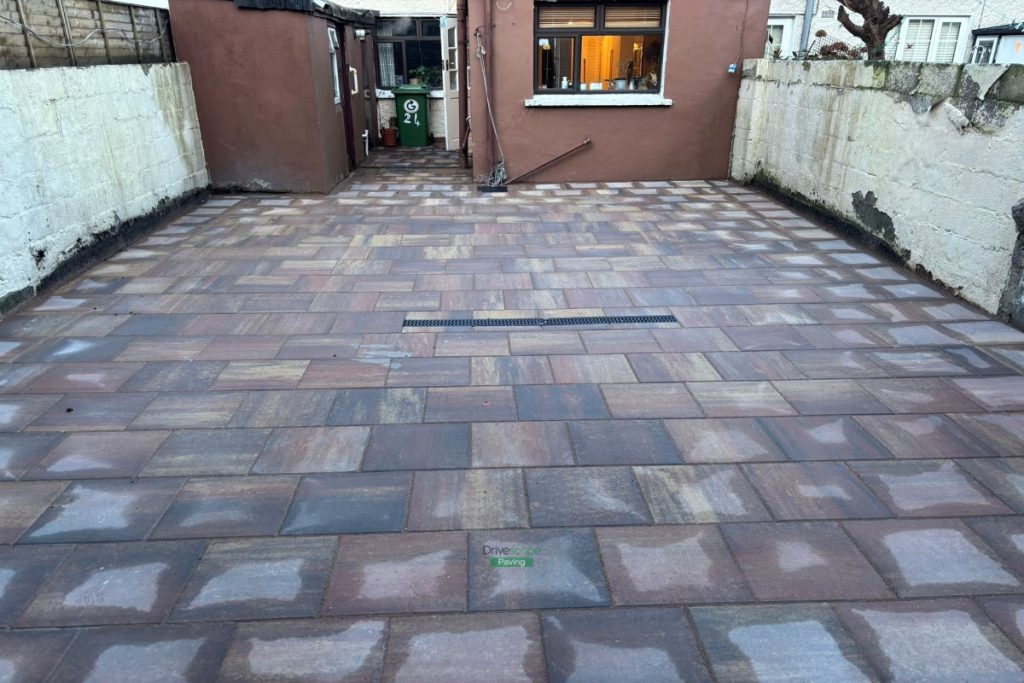 Patio with Classic Slabs in Smithfield, Dublin (4)