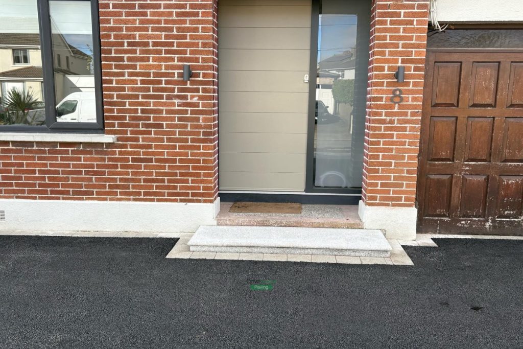 Asphalt Driveway with Corrib Granite Border and Bull-Nose Step in Glasnevin, Dublin (5)