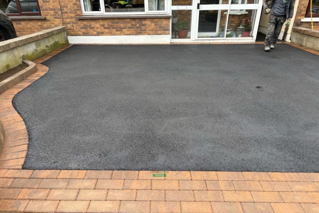 Asphalt Driveway with Paved Border and Apron in Malahide, Co. Dublin