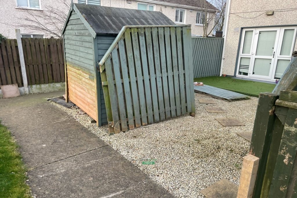 New Closed Panel Fence and Pedestrian Gate Installed in Swords, County Dublin (2)