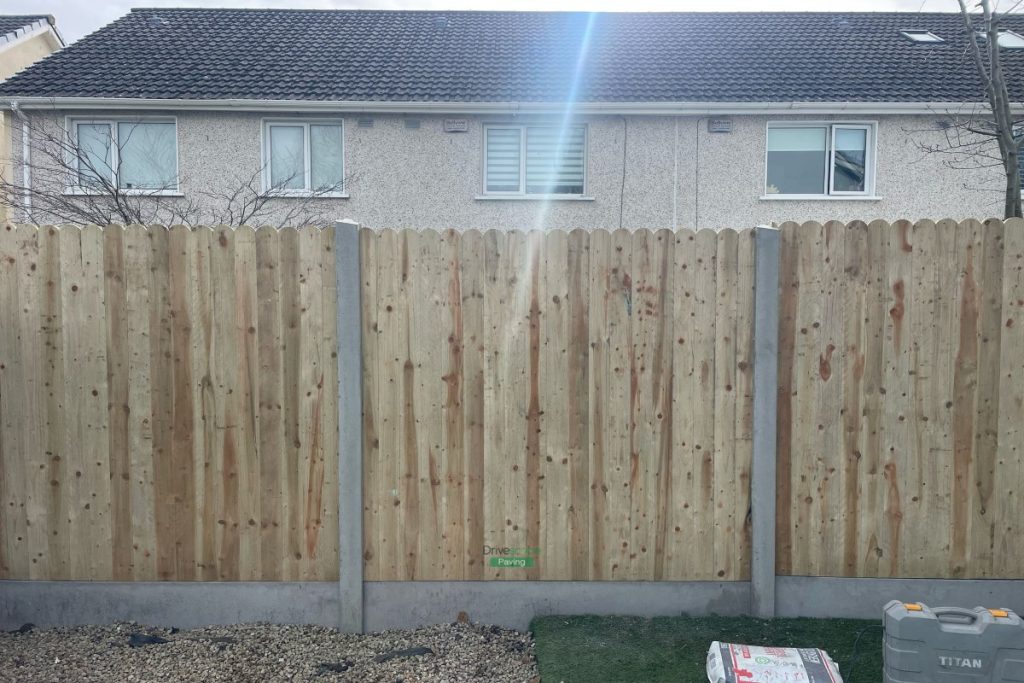 New Closed Panel Fence and Pedestrian Gate Installed in Swords, County Dublin (4)