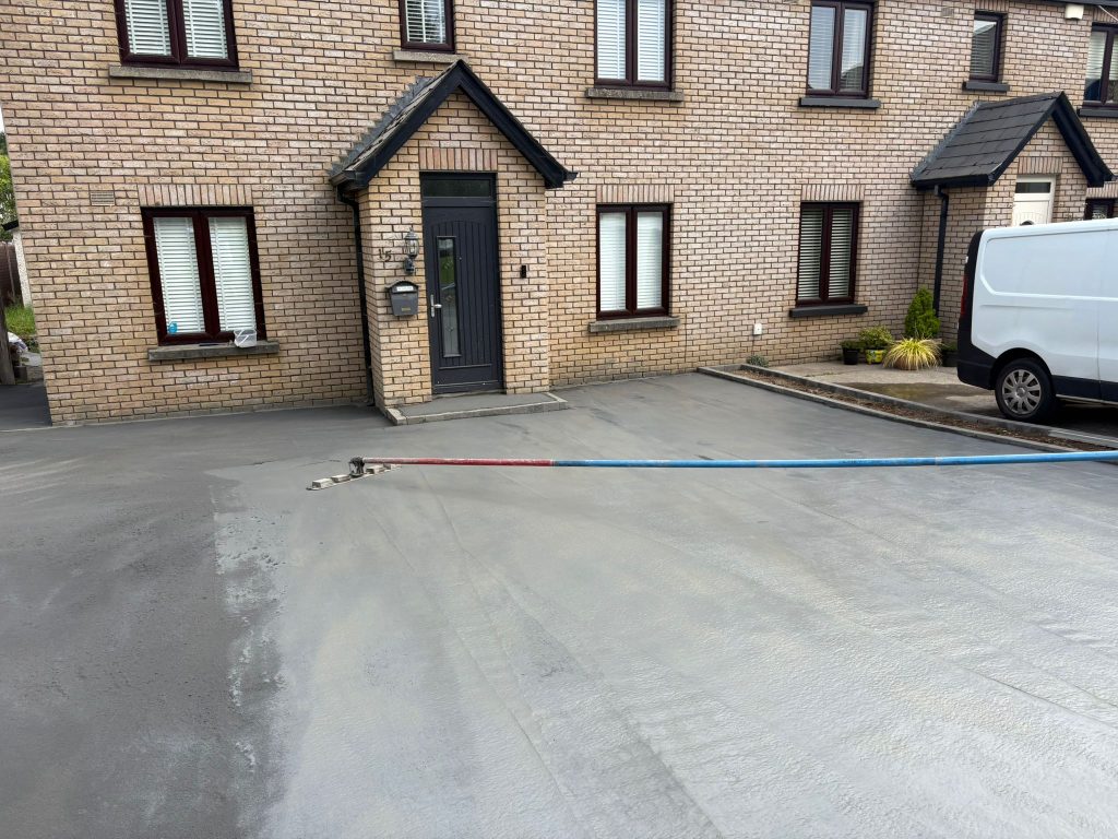 Platinum Grey Ashley Slate Imprint Concrete Driveway in Kilcullen, Co. Kildare (3)