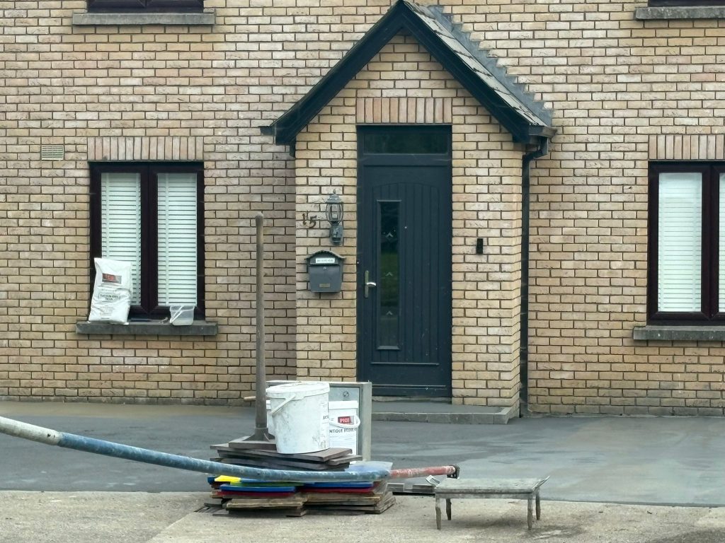 Platinum Grey Ashley Slate Imprint Concrete Driveway in Kilcullen, Co. Kildare (5)