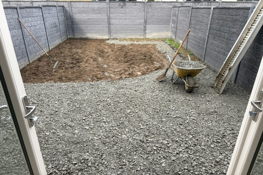 Porcelain Patio with Granite Detailing and Turf in Dunshaughlin, Co. Meath (6)