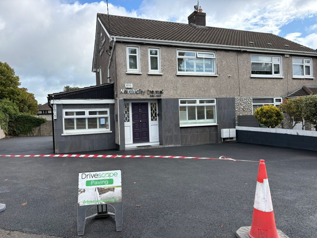 SMA Asphalt Car Park with Drainage for North City Dental in Coolock