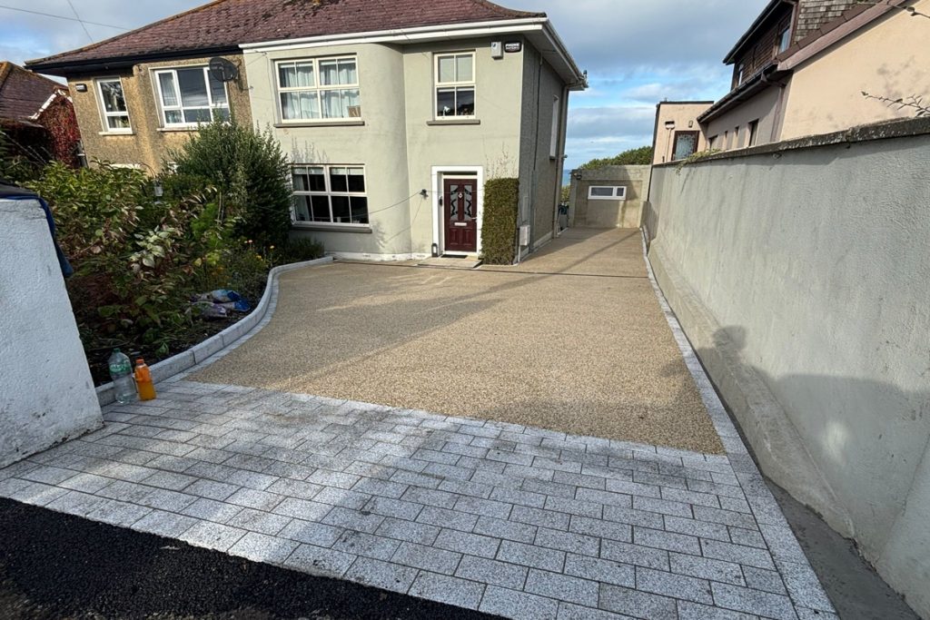 Resin Driveway with Granite Detailing and Drainage in Wicklow Town